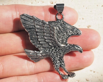 Vintage-style Large Eagle Pendant, Bird Charms, Suitable For Making Necklaces And Keychains