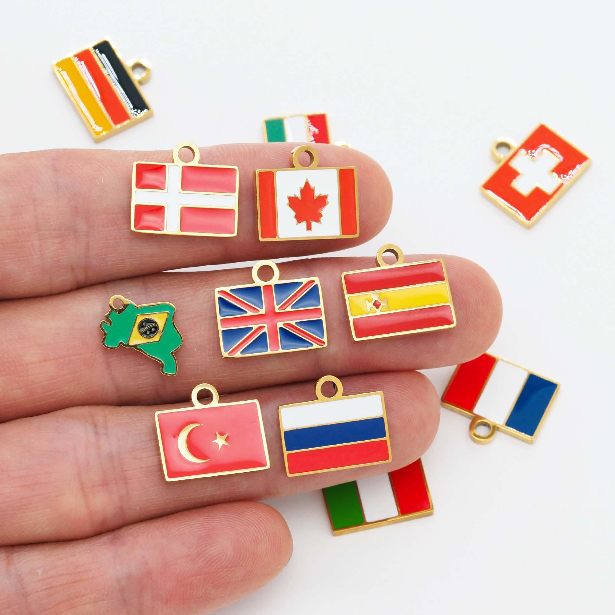国旗チャーム - Etsy 日本