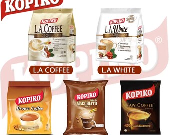 Kopiko LA Coffee / LA White Coffee / 3 in One KAW / Brown Coffee Mix