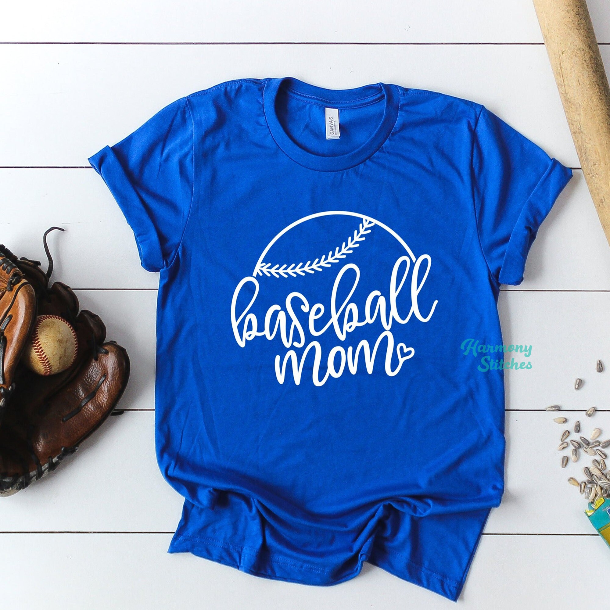 Cute Baseball Mom Shirt T-ball Mom T 