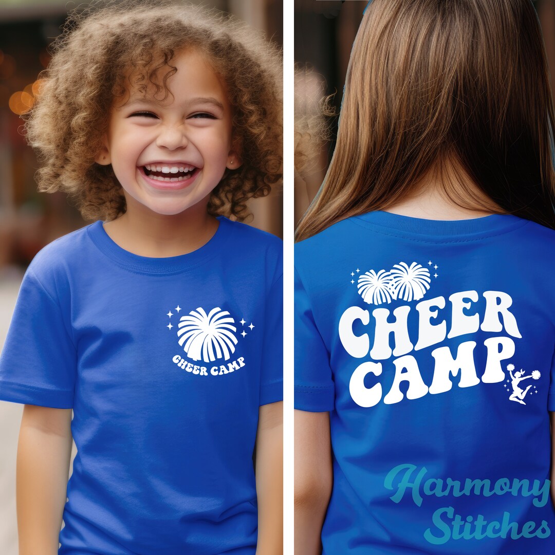 In My Cheer Camp Era Tshirt, Cute Trendy Cheerleader Tee for Girls
