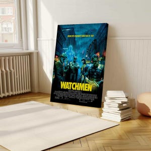 Watchmen (2009) Movie Poster, Wrapped Poster, Wall Art, Room Decoration, Retro Aesthetics,Retro poster