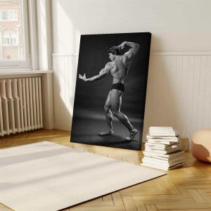 Arnold Schwarzenegger Posters, Wrapped Poster, Wand-Kunst, Raumdekoration, Retro ästhetik