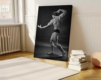 Poster di Arnold Schwarzenegger, Poster avvolto, Arte murale, Decorazione della stanza, Estetica retrò