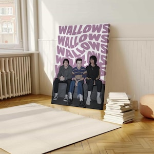 Cartaz do filme Wallows, pôster embrulhado, arte de parede, decoração de quarto, estética retrô, presente de aniversário