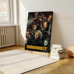 Thunderbolts (2025) Movie Posters, Wrapped Poster, Wall Art, Room Decoration, Retro Aesthetics,Retro poster