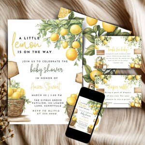 Citroen baby shower uitnodiging boeken voor baby luier loterij kaarten citrus thema baby shower uitnodiging citroen boeken voor baby mediterrane IC8516