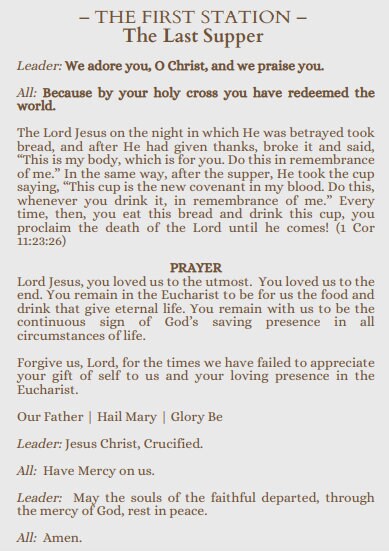 The Way of the Cross via Crucis Prayer Guide Downloadable Printable - Etsy