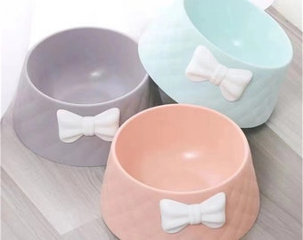 Custom Made Funny Ceramic Pet Bowl for Dog or Cat | Dog Food | Cat Food | Pet Gift
