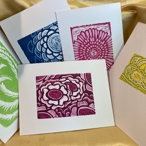 Garden linoprint set