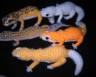Leopard gecko amigurumi