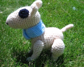 bull terrier amigurumi