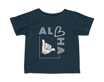 Aloha Heart - T-shirt en jersey fin pour bébé