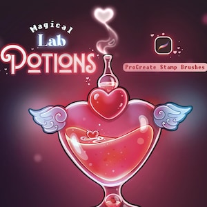 Magical Lab Potions - World Building Stamp Brushes for ProCreate