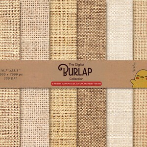 15 HD Burlap Textures – Digital Backdrops (5000x7000 px, 300 DPI)