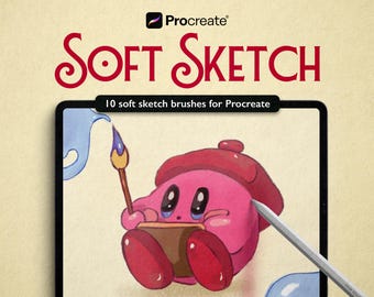 Soft Sketch - ProCreate Brush Pack - Pencil Sketching Brushes