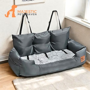 Extra-Soft And Cozy Resting Bed For Large Dogs, Fluffy Plush Bed for Fur Baby, Washable Sleeping Dog Couch,  Comfy Dog Sofa, Calming Dog Bed