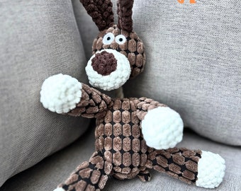 Funny Donkey Shaped Plush Dog Squeaky Toy, Interactive Bite Resistant Toy, Pets Accessories Supplies, Pet Teething Chewer