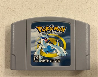 Pokemon Silver Version - NINTENDO 64 N64 - Video Game