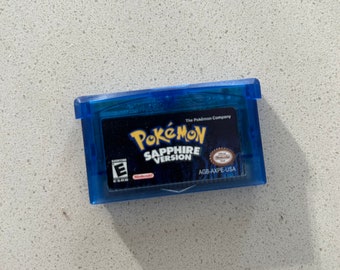 Pokemon Sapphire - Nintendo Game Boy Advance GBA - Video Game