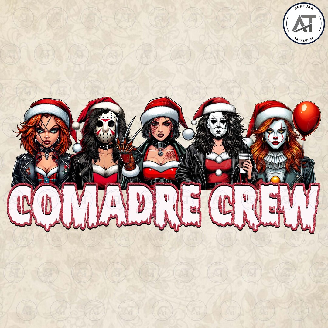 Movie Killers Png, Series Killer Xmas Png, Slashing Character Christmas