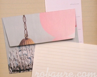 Handmade Envelope and Lined Paper Stationery Set