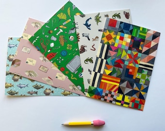 1 Art postcard, 5x7 art print, original artwork by Robayre