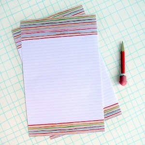 Papel para escribir cartas de acuarela, hojas de papelería, papelería de descarga imprimible