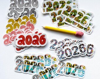 2026 Sticker: Handmade Matte Vinyl Cut by Robayre