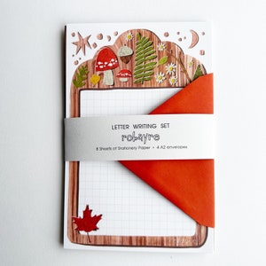 Woodland letter writing paper and envelope set by Robayre