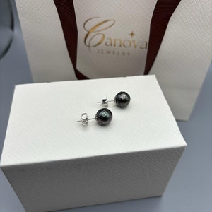 Faceted stud earrings & 18k white gold zdjęcie 1