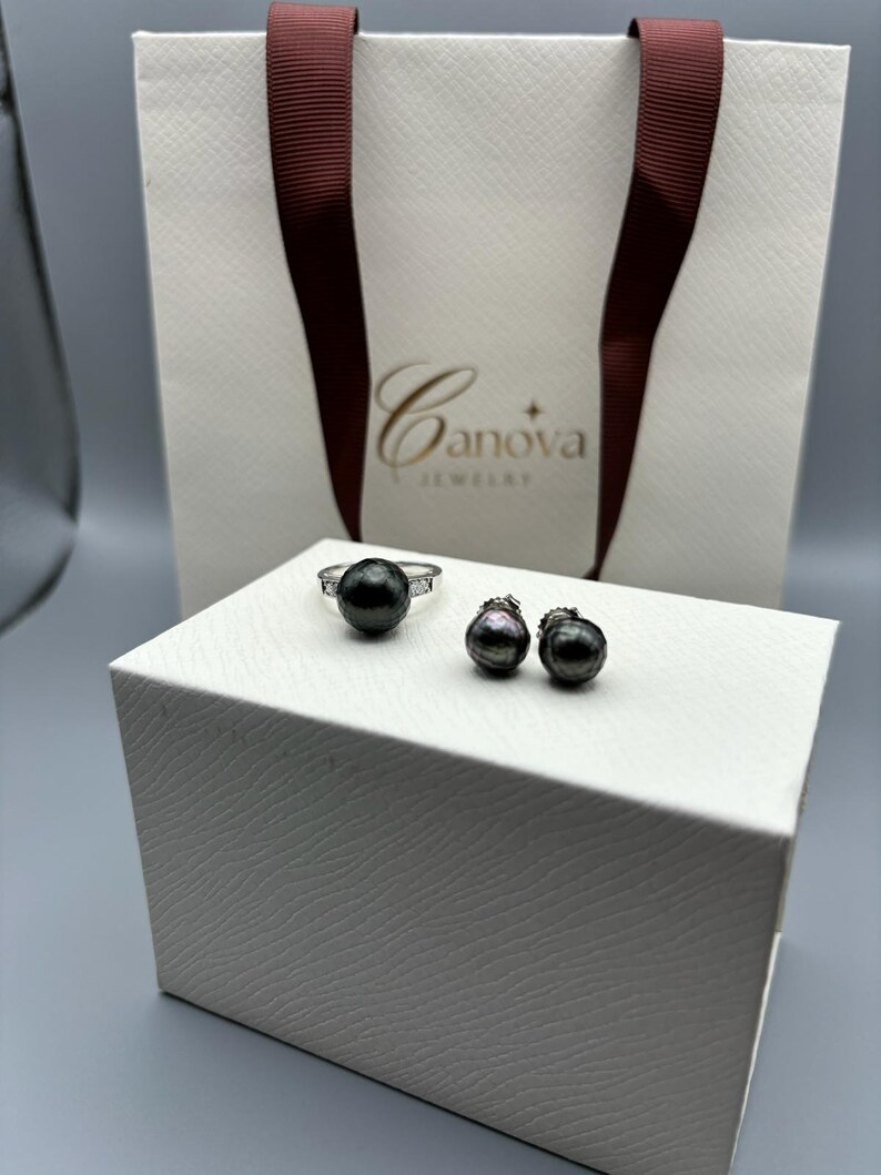 Faceted stud earrings & 18k white gold zdjęcie 3