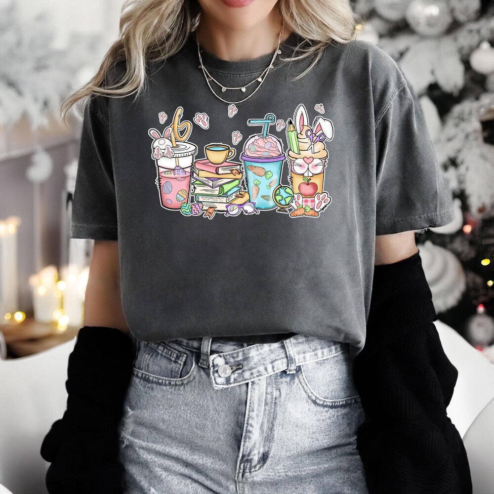 Snorider Design Easter Coffee Shirt,Easter Shirt,Matching Easter Shirt,Easter Day,Easter Bunny Shirt, Family Easter Shirt,Funny Easter Shirt,Coffee Shirt