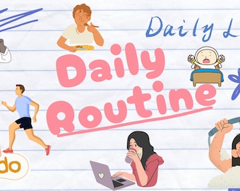 ESL Lesson - Daily Routine PDF (46 pages)