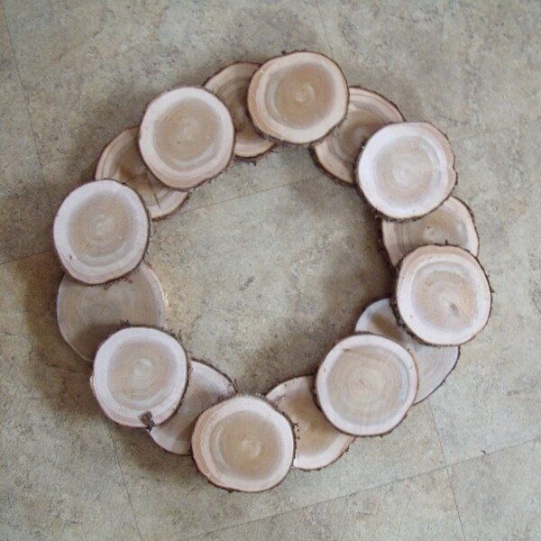 Natural wood Wreath Blank