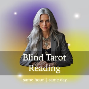 Blinde spirituelle Beratung Psychic Tarot Kartenlegung | Personalisierte Selbe Stunde oder Selbe Ausführliche Blind Tarot Legung ohne Fragen