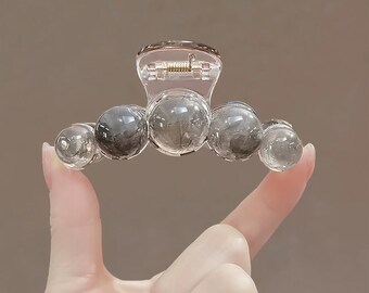 Chic Elegance Orb Hair Clip – Sleek Polished Finish Clasp