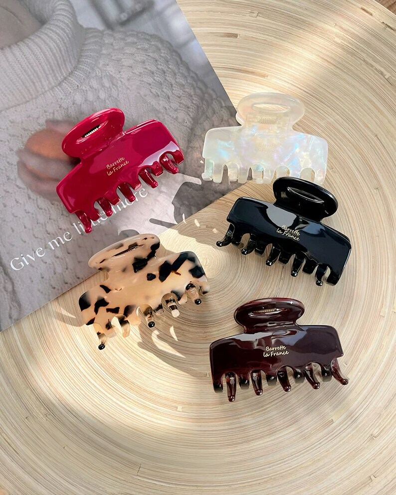 Chic Grip Elegance Collection French-Style Hair Claw zdjęcie 6