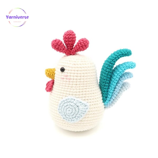 Cock-a-Doodle-Crochet: Charming Rooster Amigurumi Pattern