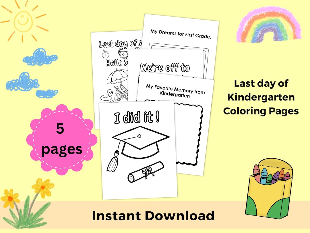 Printable Last Day of Kindergarten - Il 1080xN.6014738543 Ilwy