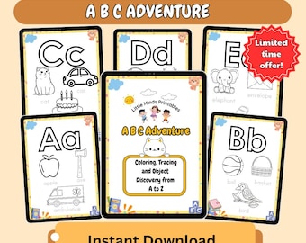printable coloring pages, ABC learning, alphabet coloring pages, preschool learning, alphabet, preschool, a to z coloring pages,