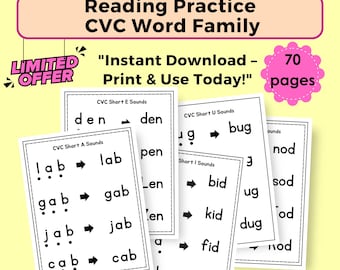 Phonics Curriculum for Kids | Kindergarten to 1st Grade Sight Words & Reading Fluency | Learn to Read Book for Beginning Readers