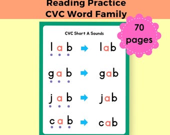 Kinder Learn to Read | 1st Grade Sight Words & Phonics Book | Reading Fluency Activity for Beginning Readers | Phonics Level 1