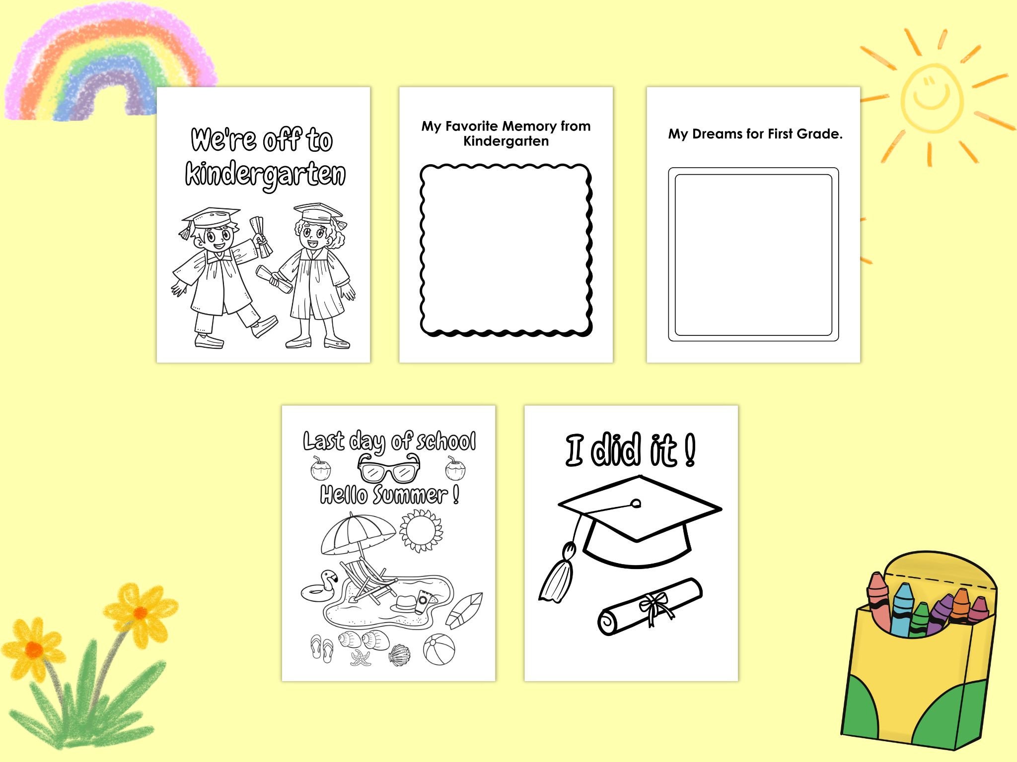 Printable Last Day of Kindergarten - Il Fullxfull.6014738871 Rpx6