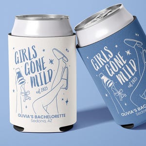 Gone Mild Can Cooler Personalized Bridesmaid Gift Spa Bridal Shower Party Favor Girls Gone Mild Can Sleeve Luxury Bachelorette Bag Stuffer