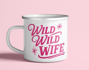 Wild Wild Wife Mug Western Wedding Gift For Wife Coffee Mug Funny Nashville Bachelorette Gift For Bride To Be Bridal Shower Keepsake For Her