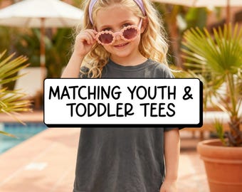 Custom Youth Shirt For Matching Family Vacation Tee Personalized Toddler TShirt For Family Holiday