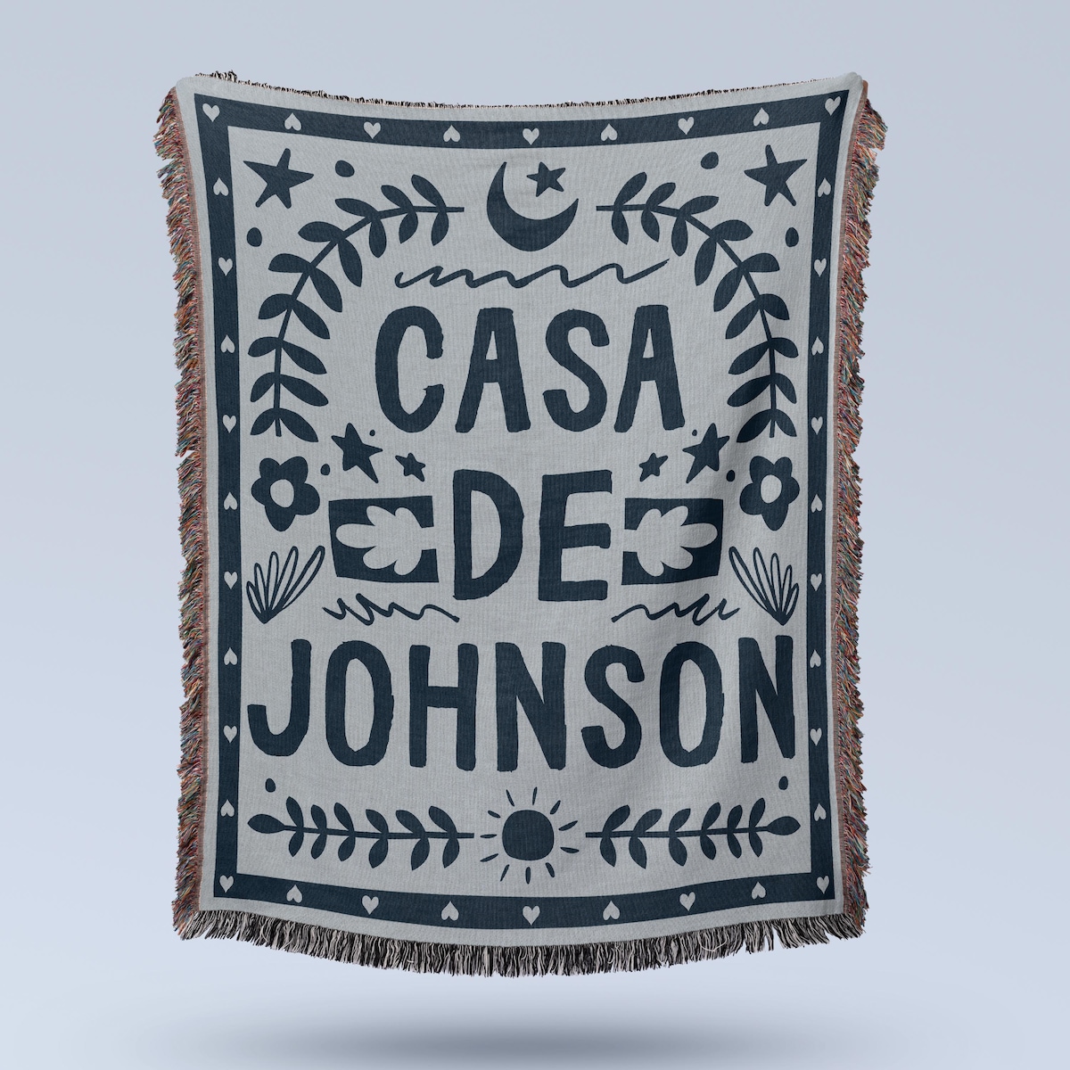 Custom Couple Name Blanket With Family Name Woven Throw for Newlywed Christmas Gift Personalized New Home Present for Son and Wife Keepsake - Etsy