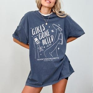 Girls Gone Mild Bachelorette Shirt for Luxury Bridal Shower Matching Outfit Bridesmaid Spa Trip Group Shirt Custom Lux Bach Party Gift Idea