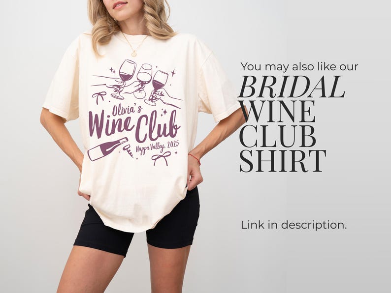 Wine weekend party shirt for winery bachelorette group.